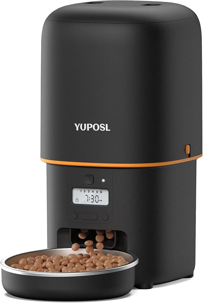 2025 Upgraded Automatic Cat Feeder - 4L Timed Auto Pet Feeder by Yuposl