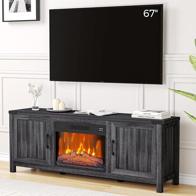 Electric Fireplace, Fireplace TV Stand - Image 6
