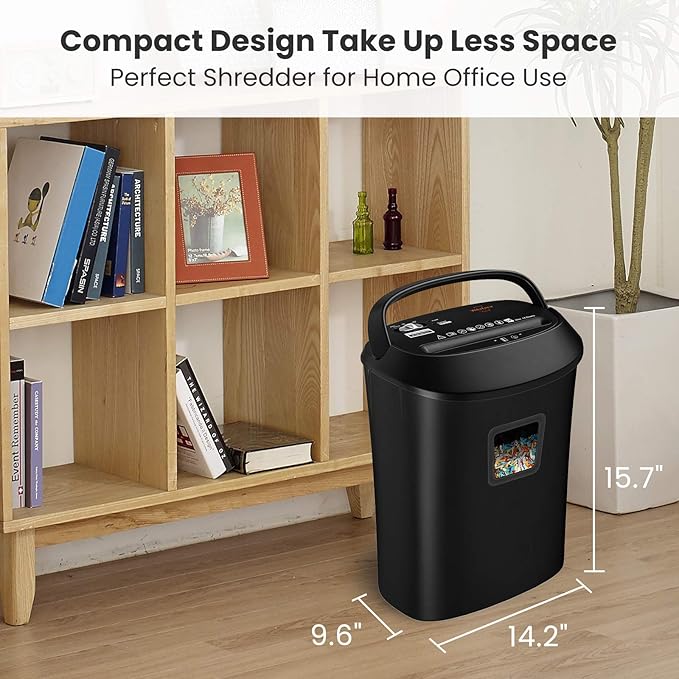 Paper Shredder 14-Sheet Cross-Cut Shredder - Image 7