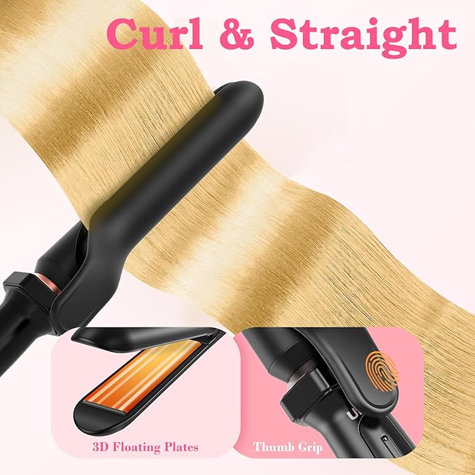 Ufree 5 in 1 Curling Iron with Interchangeable Ceramic Barrels, Curling Wand - Image 4