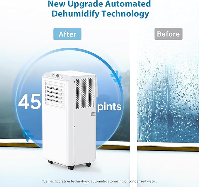 Portable Air Conditioners, 8000 BTU Cooling Capacity - Image 7