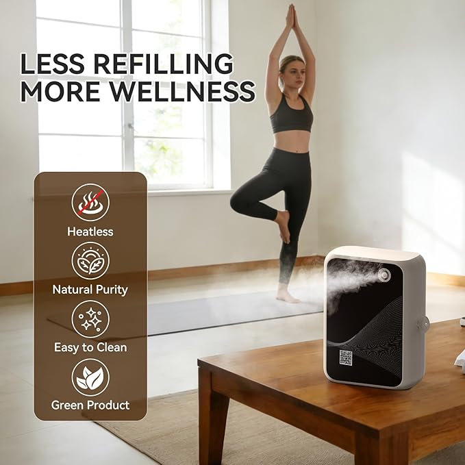 Waterless Essential Oil Diffuser-500ml Large Capacity, Smart App Control - Image 6