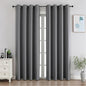 CUCRAF Light Grey Blackout Curtains 90 Inches Long, Thermal Insulated Noise by CUCRAF