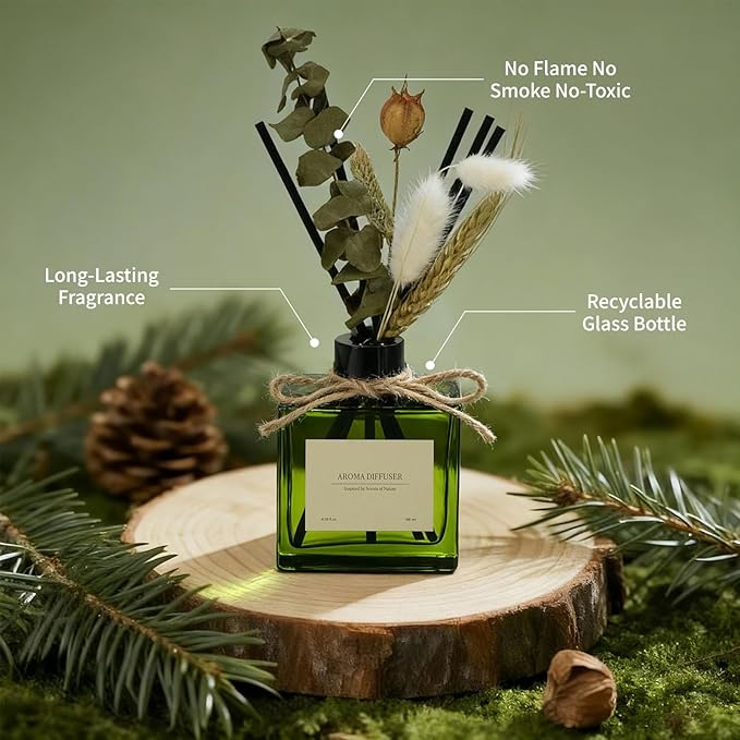 Reed Diffuser, 6 oz Vanilla Cream Scent Diffuser - Image 3