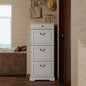 Shoe Storage Cabinet with 3 Flip Drawers&1 Drawer, Freestanding Shoe Cabinet by LOCSEAR