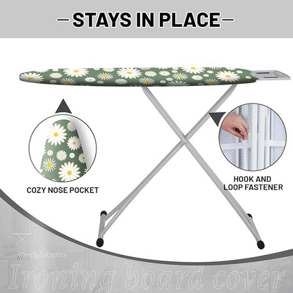 Extra Thick Ironing Board Cover and Pad, 15x54 Ironing Board Cover, Resist - Image 3
