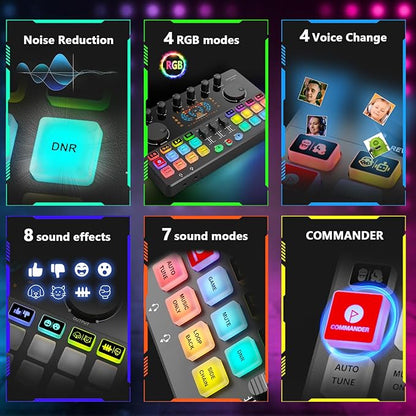 Podcast Equipment Bundle for 4, Audio Interface - Image 4