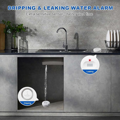 Water Leak Detectors for Home, 120dB Adjustable Water Leak Alarm for WiFi - Image 4