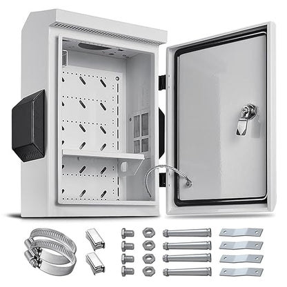 Outdoor Electrical Box, Cold-Rolled Steel Plate, Aluminum Alloy Back Beam by Namunanee