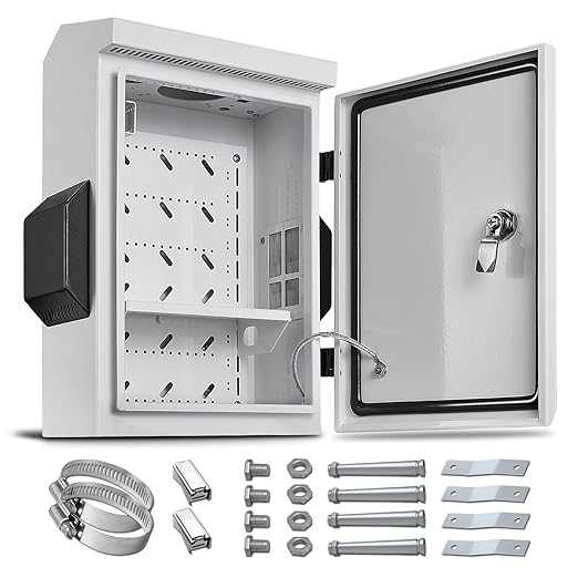 Outdoor Electrical Box, Cold-Rolled Steel Plate, Aluminum Alloy Back Beam by Namunanee