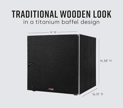 Polk Audio PSW10 10" Powered Subwoofer Home Audio – Power Port Tech, Big Bass - Image 4