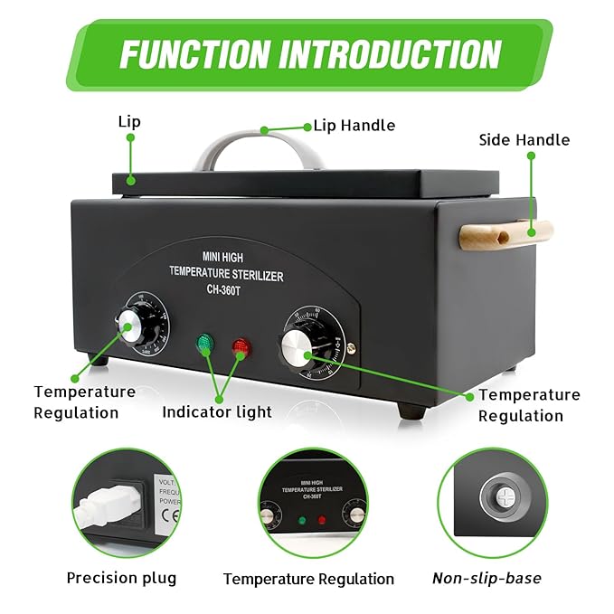 High Temperature Metal Tool Cleaning Box, 110V 300W 1.5L - Image 3