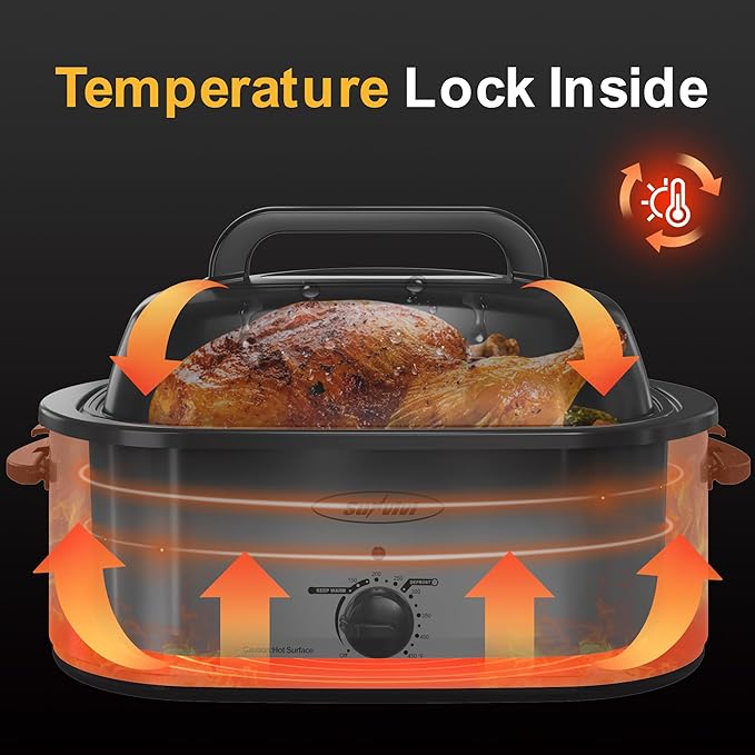 Sunvivi Roaster Oven, Electric Roaster Oven - Image 2