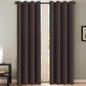 H.VERSAILTEX Brown Blackout Curtains by HVERSAILTEX