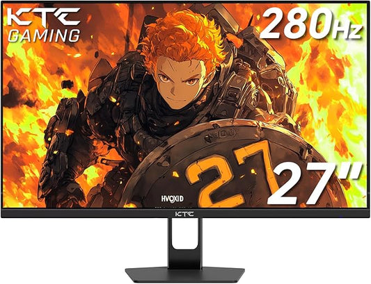 KTC 27'' 280Hz 240Hz Gaming Monitor 1ms GTG 350nits Fast VA 1080P Tilt 126% by KTC