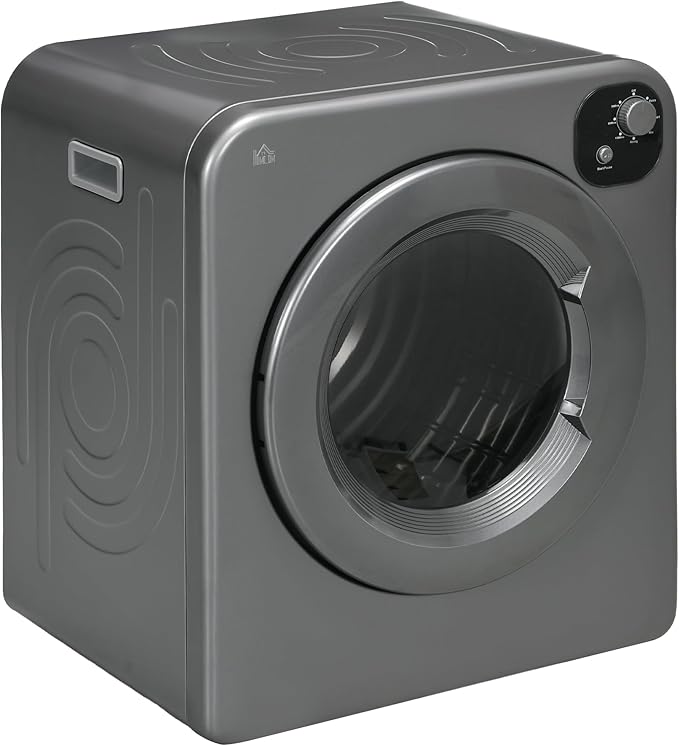 HOMCOM Portable Clothes Dryer, 120V 1300W Compact Laundry Dryer by HOMCOM