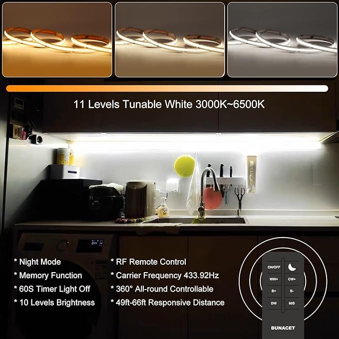 20ft COB LED Strip Lights - Image 4