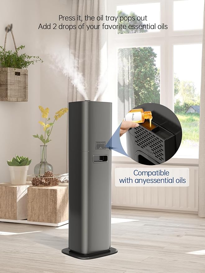 8L Smart Humidifier for Large Room Bedroom, Cover up to 505ft², Remote & APP - Image 7