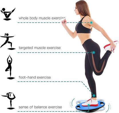 EVERYMILE Wobble Balance Board, Exercise Balance Stability Trainer Portable - Image 6