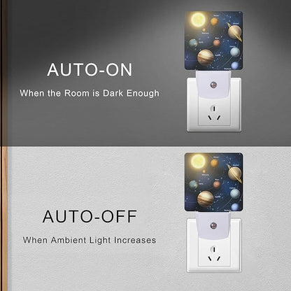 Smoaffly Planet Solar System Universe Galaxy Space Night Light Plug-in LED - Image 5