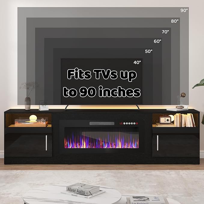 Lemberi Fireplace tv Stand - Image 6