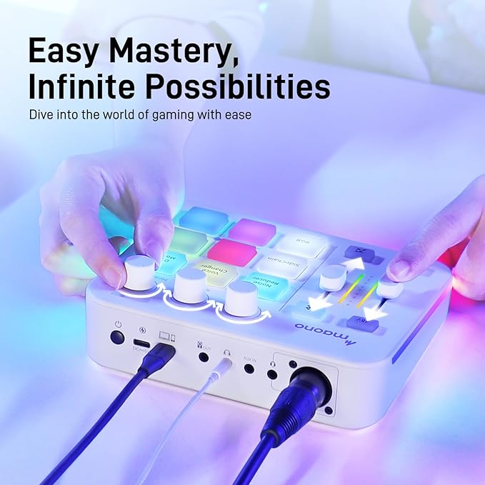 MAONO Gaming Audio Mixer, Audio Interface - Image 6