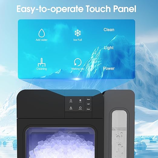 Nugget Ice Maker Countertop, Pebble Ice Maker - Image 4
