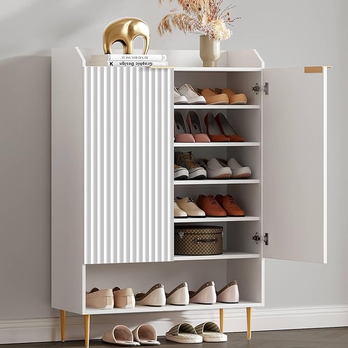 SICOTAS Fluted Shoe Cabinet - Image 3