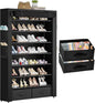OYREL Tall Shoe Rack Dustproof Cabinet Large Capacity 8 Tier Shoe Organizer by OYREL