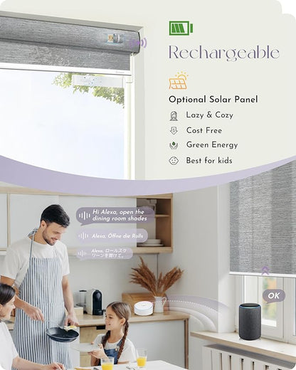 Graywind Motorized Light Filtering Shades Compatible - Image 3