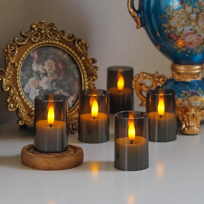 Rechargeable Acrylic Flameless Votive Candles - Image 4