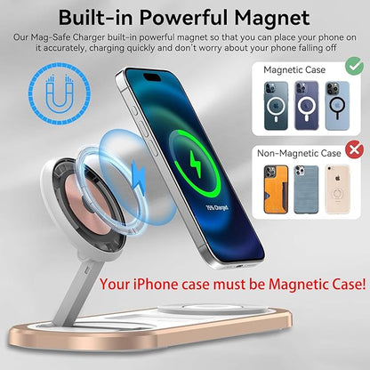 3 in 1 Fast Wireless Charger Stand - Image 4