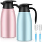 Norme 2 Pcs Thermal Coffee Carafe Insulated Stainless Steel Coffee Carafe by Norme