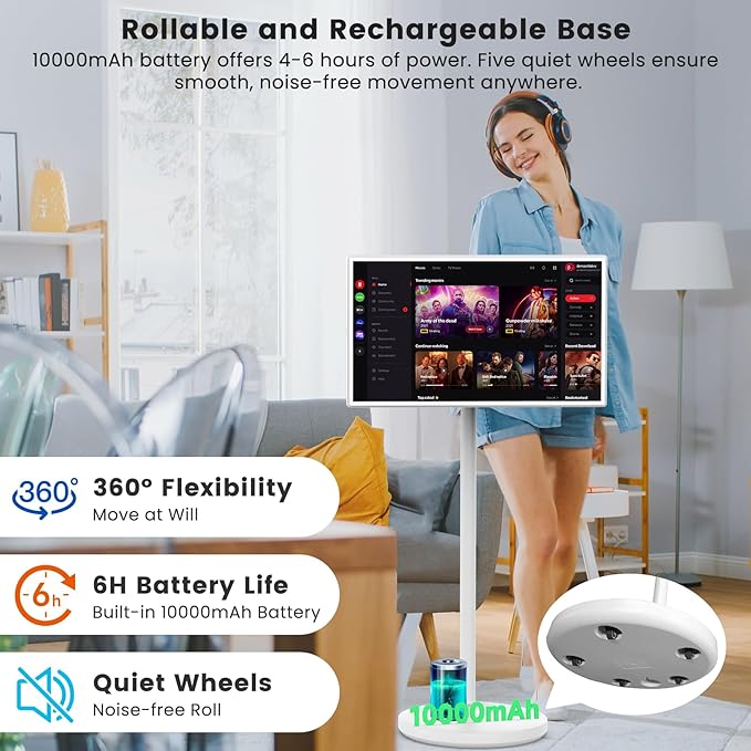 BIGASUO 32-Inch Portable Smart Screen 1080p Portable Monitor - Image 5