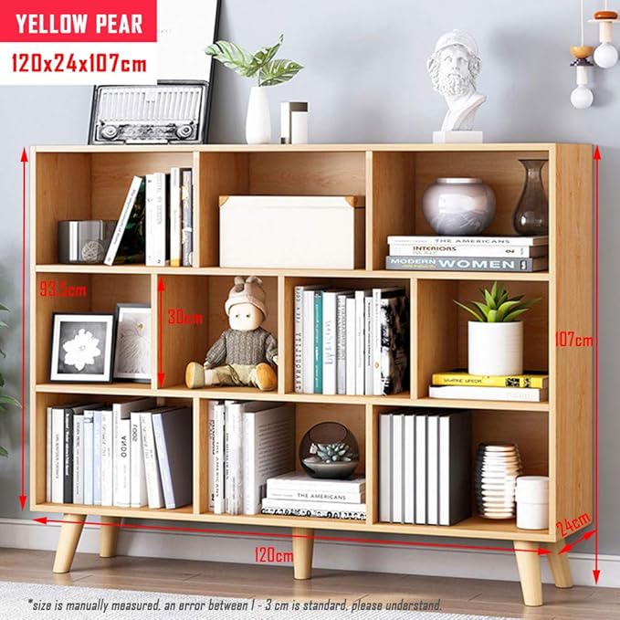 IOTXY Wooden Open Shelf Bookcase - Image 2