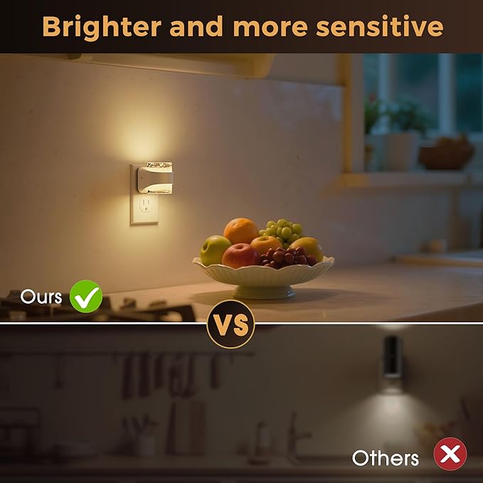 L LOHAS LED Night Light, 3CCT Bubble Night Lights Plug into Wall, 2 Pack - Image 7