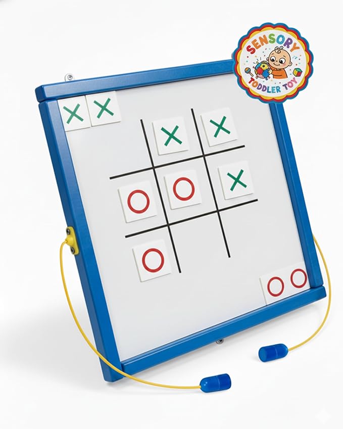 Magnetic Toddler Activity Wall Panel Toy – Interactive Wall Busy Board – by PlayscapesLLC