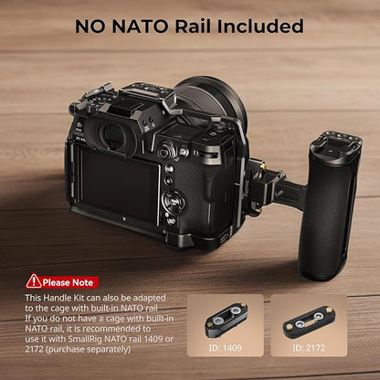 SmallRig Mini NATO Side Handle for Camera Cages, Universal Ergonomic Side - Image 4
