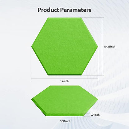 Amantech 12 Pack Acoustic Panels Self Adhesive Sound Proof Foam, High Density - Image 6