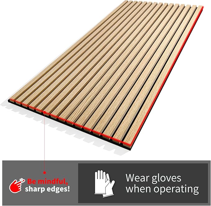 Art3d 4 Pack 47.2 x 23.6in. Wood Slat Acoustic Panels - Image 8