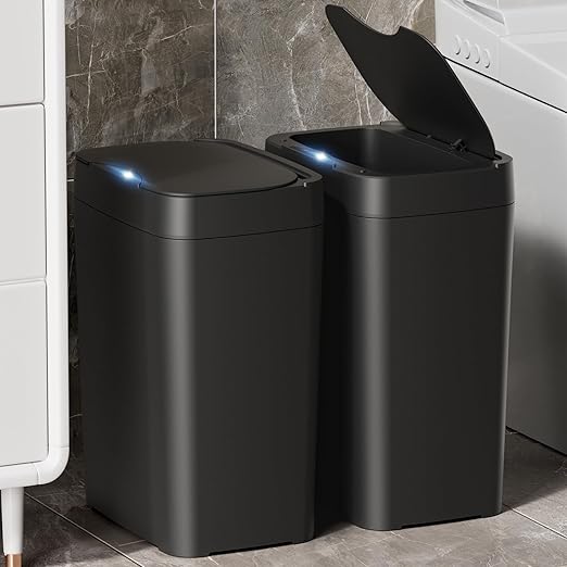 2 Pack 2.7 Gal Bathroom Trash Can by VANPOPUBS