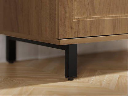 Buffet Sideboard Cabinet Farmhouse Modern 3 in1 Storage Cabinet - Image 3