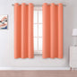 DUALIFE Light Coral Blackout Curtain Panels by DUALIFE