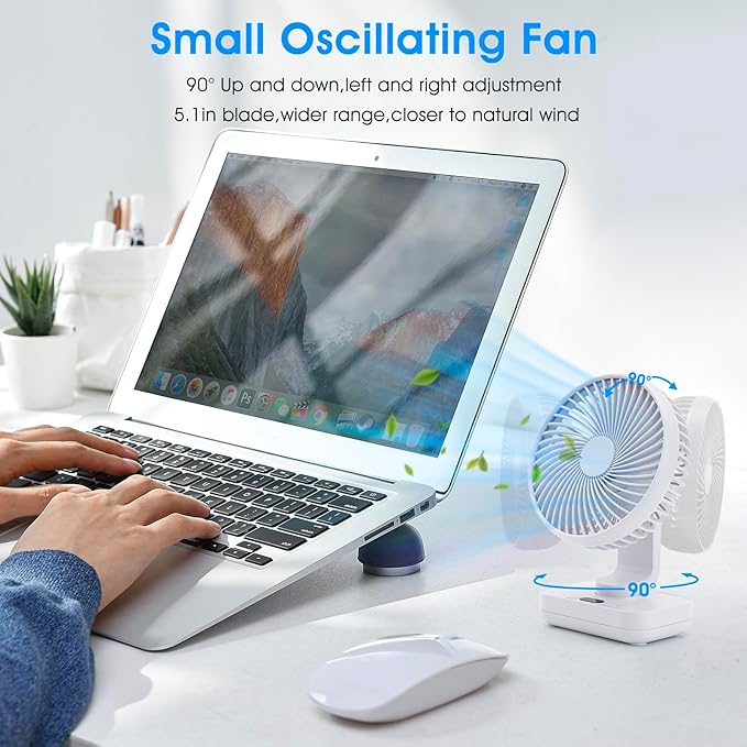 Digibond Oscillating Table Fan Small Oscillating Fan - Image 2