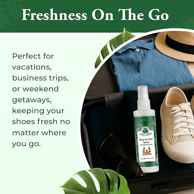 Foot Sense – Shoe Deodorizer & Foot Spray – Natural Foot & Shoe Odor Eliminator - Image 6