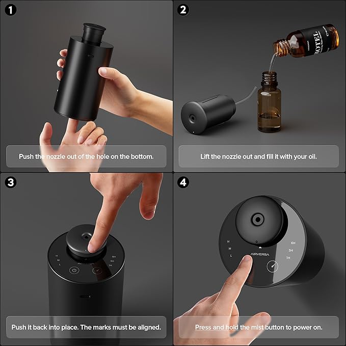 Airversa Waterless Essential Oil Diffuser Starter Kit - Image 4