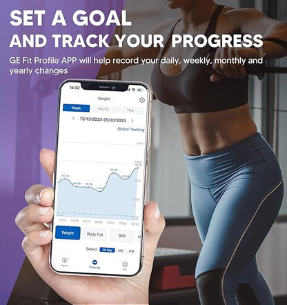 GE Smart Scale for Body Weight: 8-Electrode Digital Bathroom Scale for Weight - Image 7