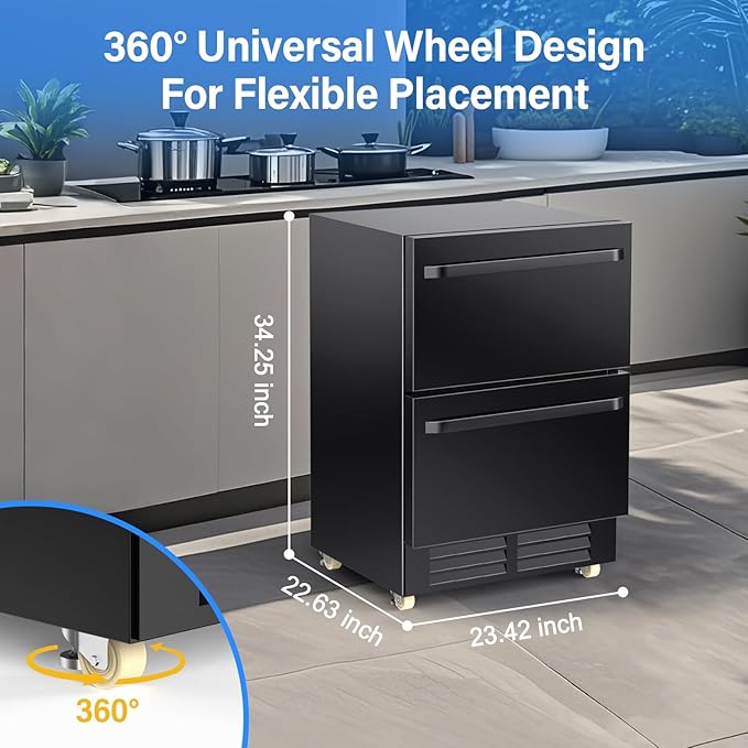 24 Inch Outdoor Refrigerator for Patio - Image 8