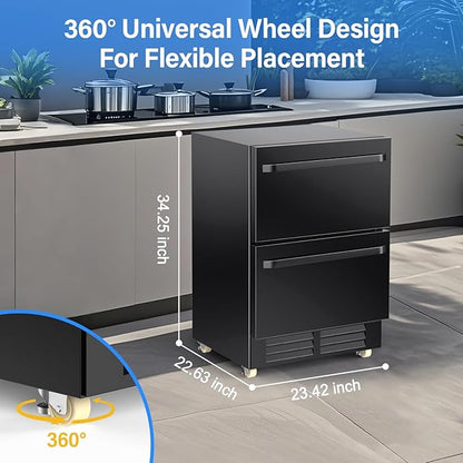 24 Inch Outdoor Refrigerator for Patio - Image 8
