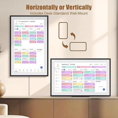 Smart Digital Calendar: 21.5-Inch Electronic Wall Calendars & Chore Chart - Image 6